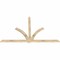 Ekena Millwork Redmond Rough Sawn Timber Gable Bracket, Douglas Fir, 96"W x 60"H x 2"D x 4"F, 15/12 Pitch GBW096X60X0204RED00RDF - alternate 2